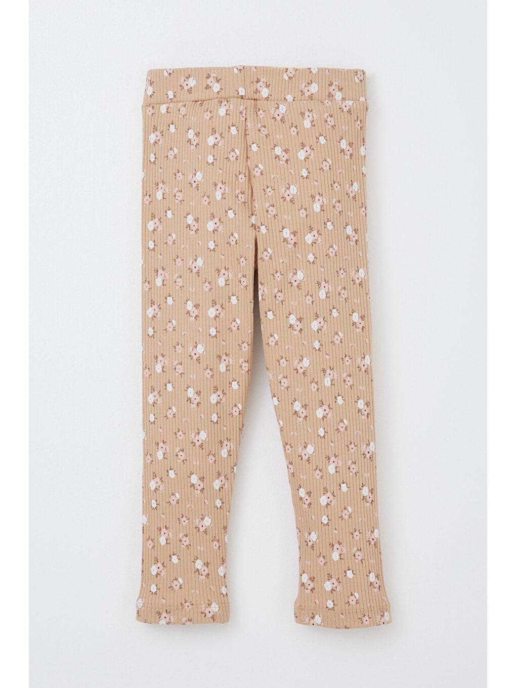 Pembe Kız Çocuk Taytlı Takım Sevimli Kız Baskılı Çiçekli Gülkurusu (2-3 Yaş)-9