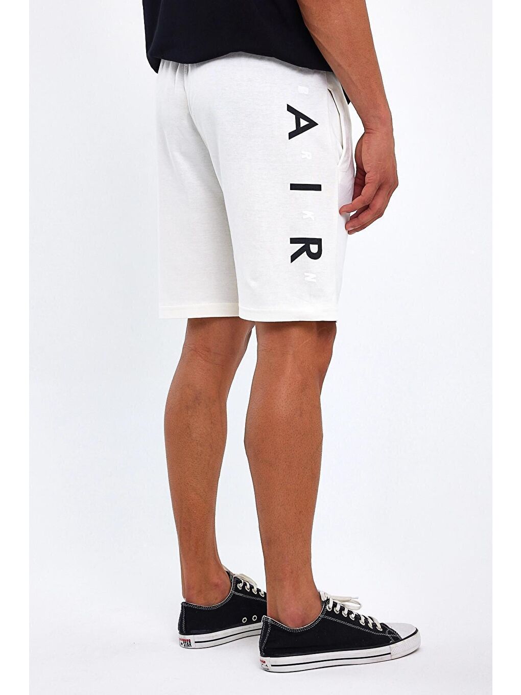 Süperlife Ekru Slim Fit Air Brooklyn Baskılı Erkek Şort SPR 2020Y09 - 1