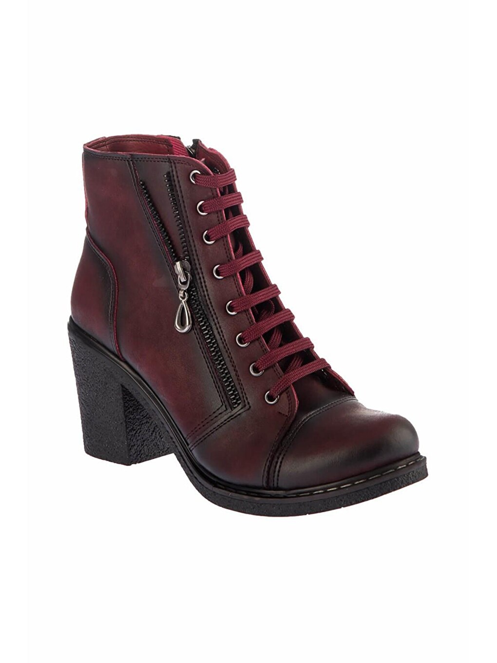 C674150209 Bordo Kadın Bot-2
