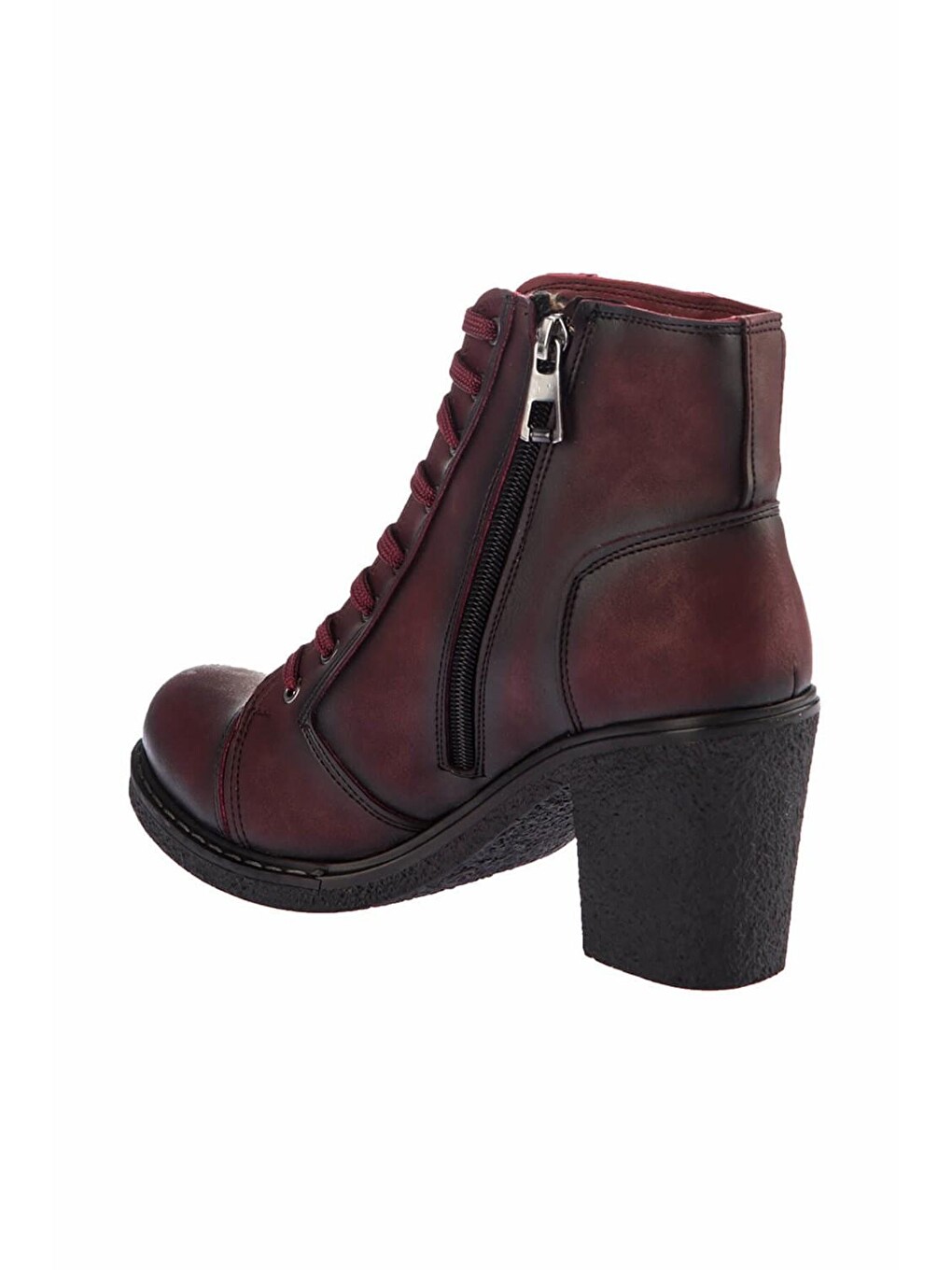 C674150209 Bordo Kadın Bot-3