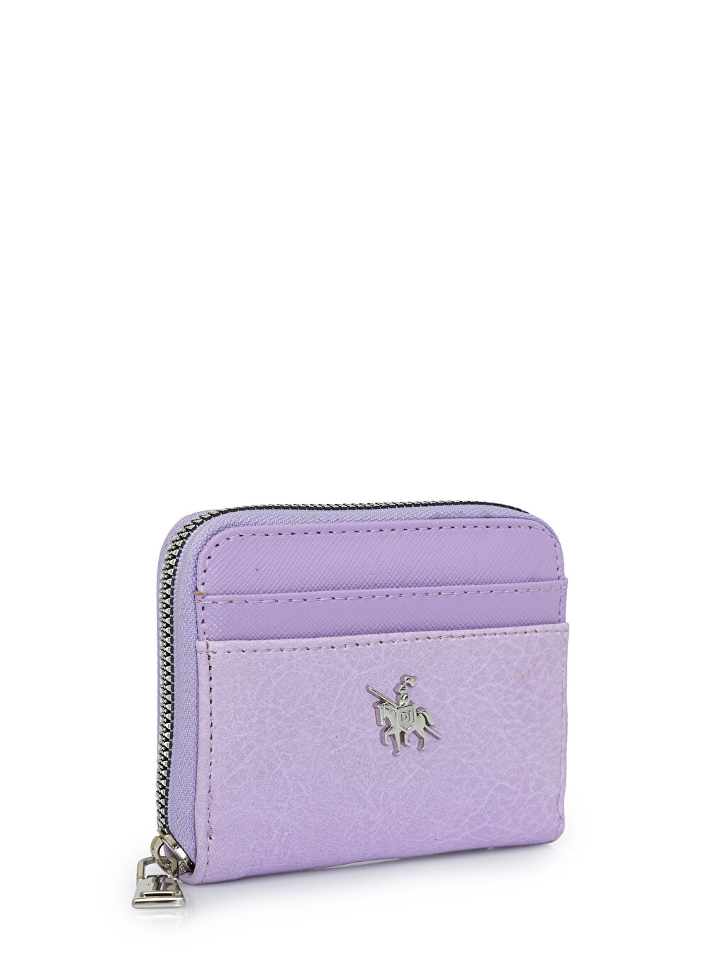 Lila Kartlık Bölme Detaylı Mini Cüzdan CZ100-1-1