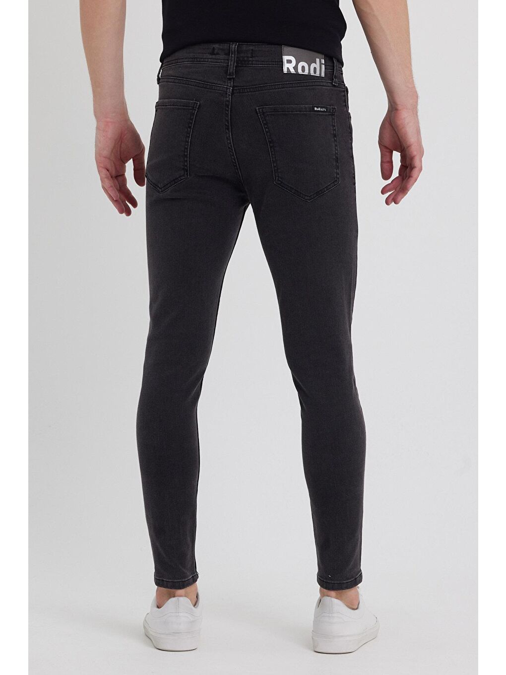 Gri Erkek Jean Pantolon Super Skinny Tiger 027-4