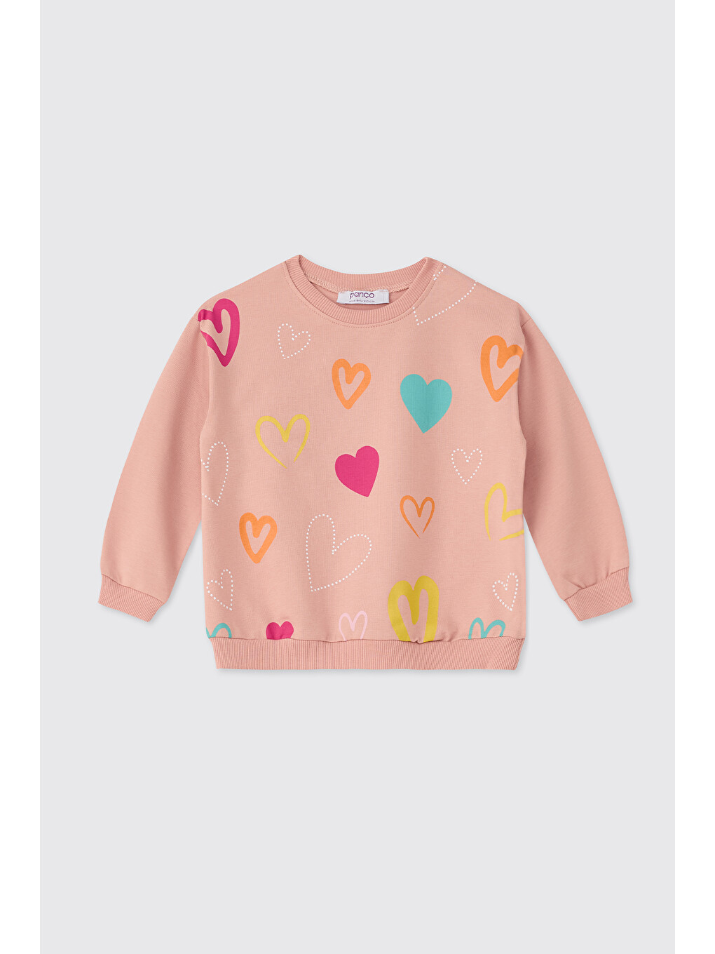 Pembe Kız Bebek Coral Sweatshirt
