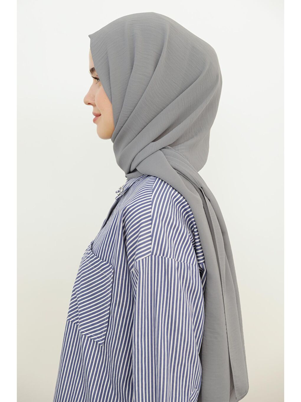 Siyah Füme Caz Şal-1