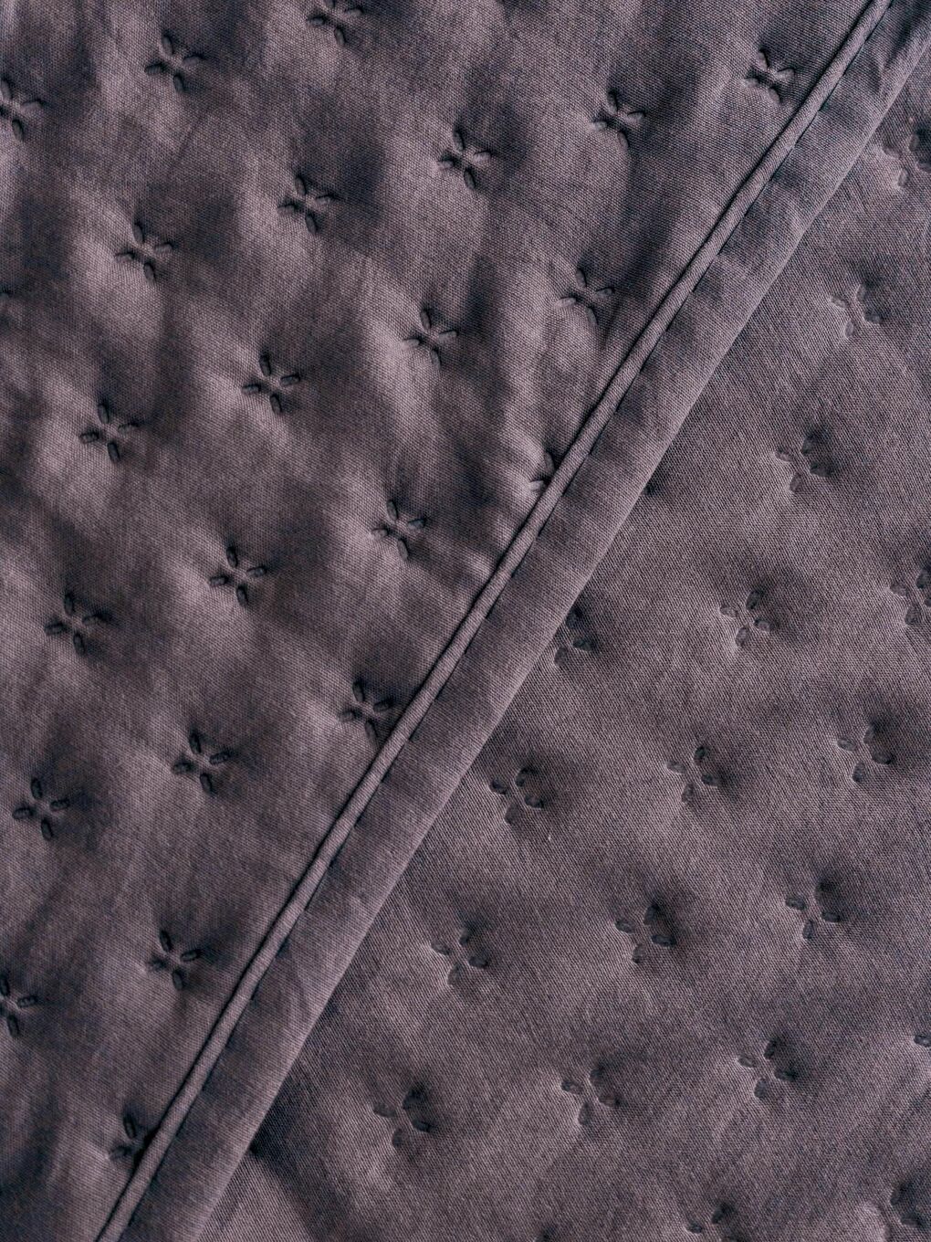 Bedspreado Yıkanmış Mikro Lila Yatak Örtüsü Set Tek Kişilik 160x220-3