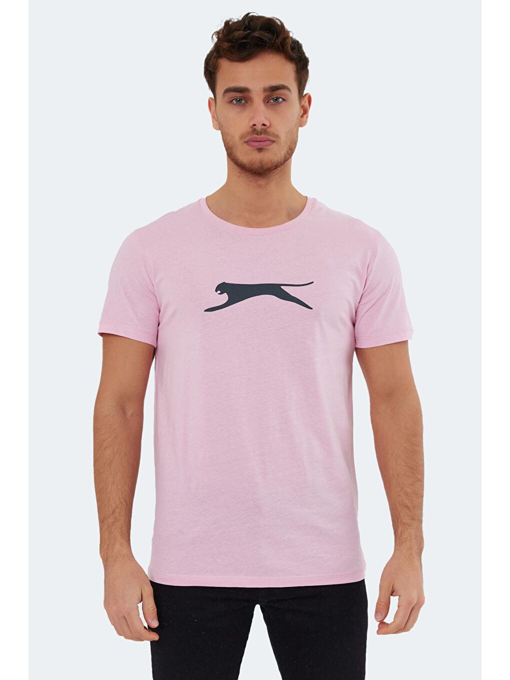 SLAZENGER Açık Pembe SECTOR I Erkek T-Shirt Açık Pembe