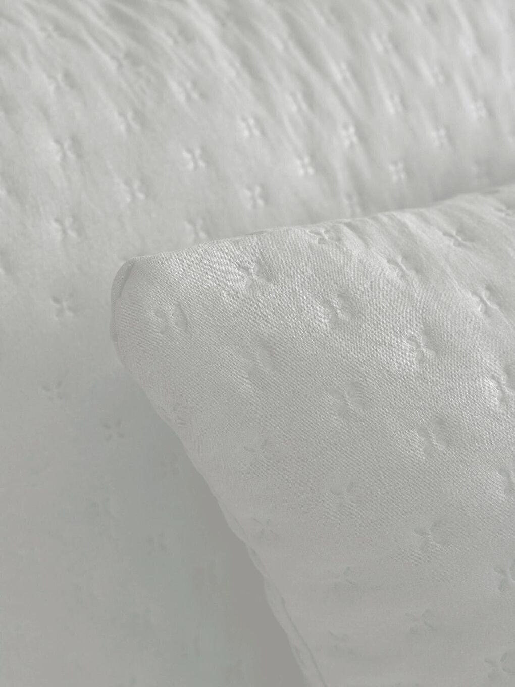 Bedspreado Yıkanmış Mikro Beyaz Yatak Örtüsü Set Tek Kişilik 160x220-2