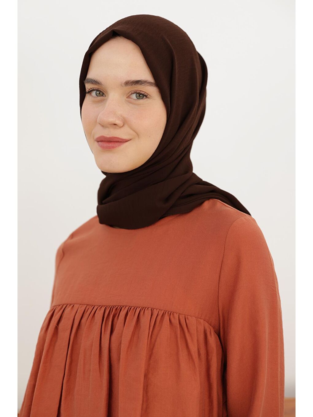 Kahverengi Acı Kahve Caz Şal-1