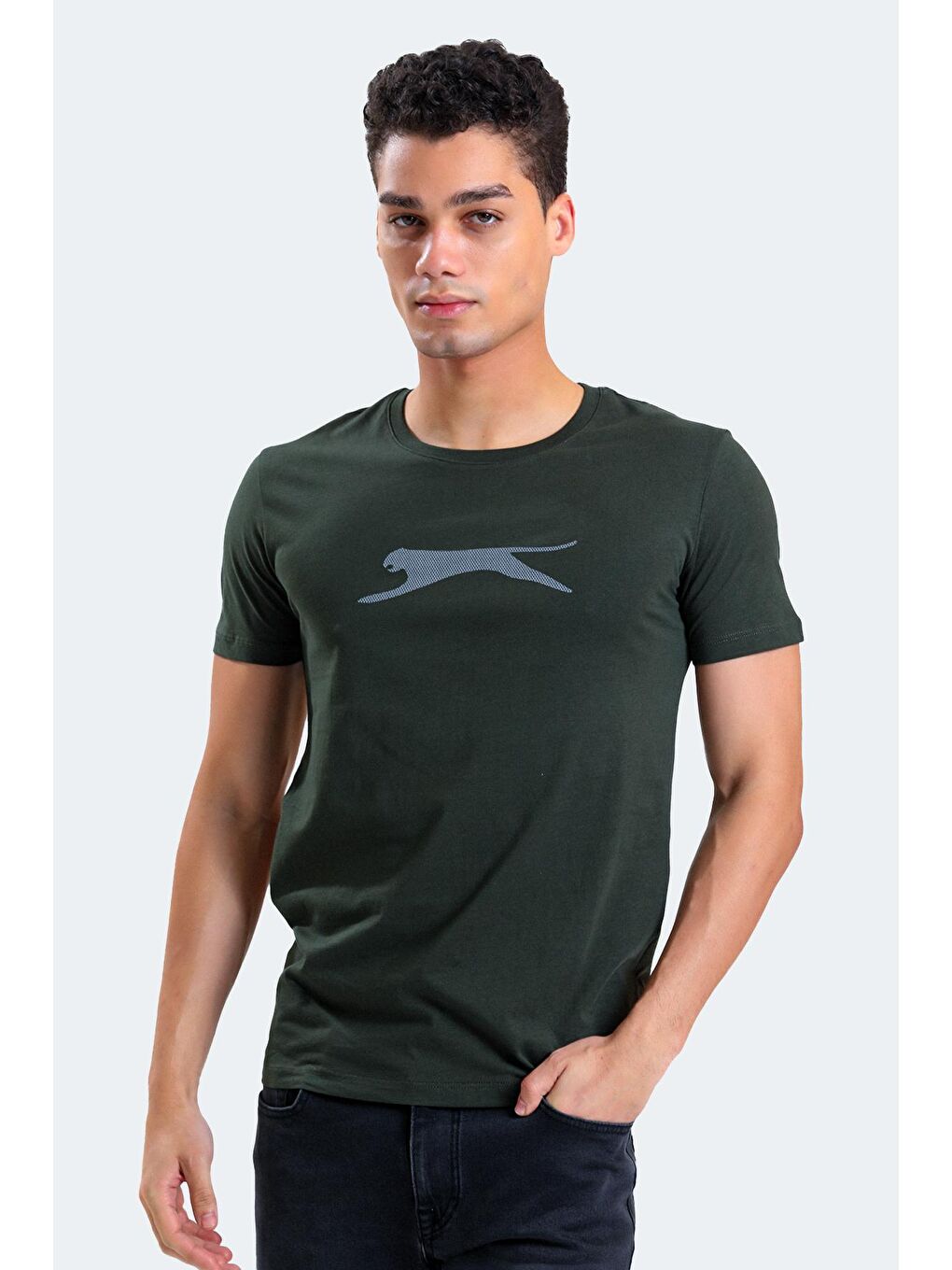 SLAZENGER Haki SECTOR I Erkek T-Shirt Haki