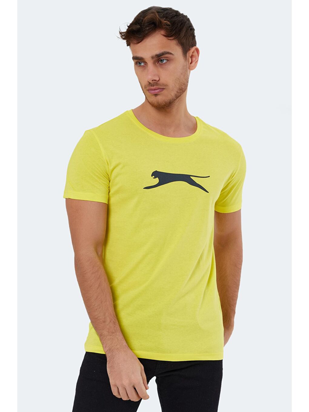 SLAZENGER Sarı SECTOR I Erkek T-Shirt Sarı