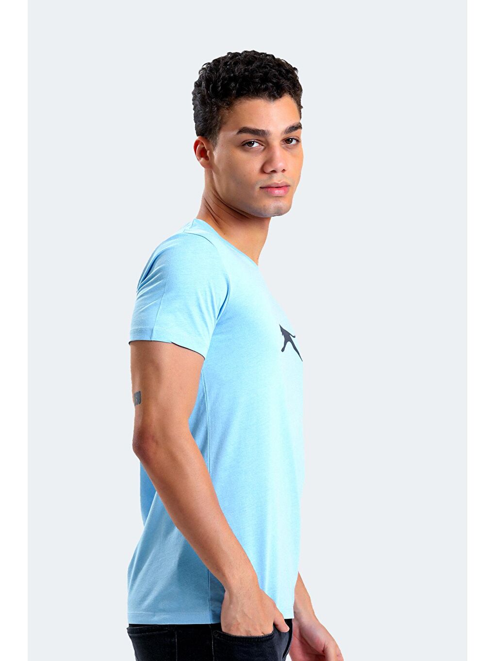 SLAZENGER Mavi SECTOR I Erkek T-Shirt Mavi - 2