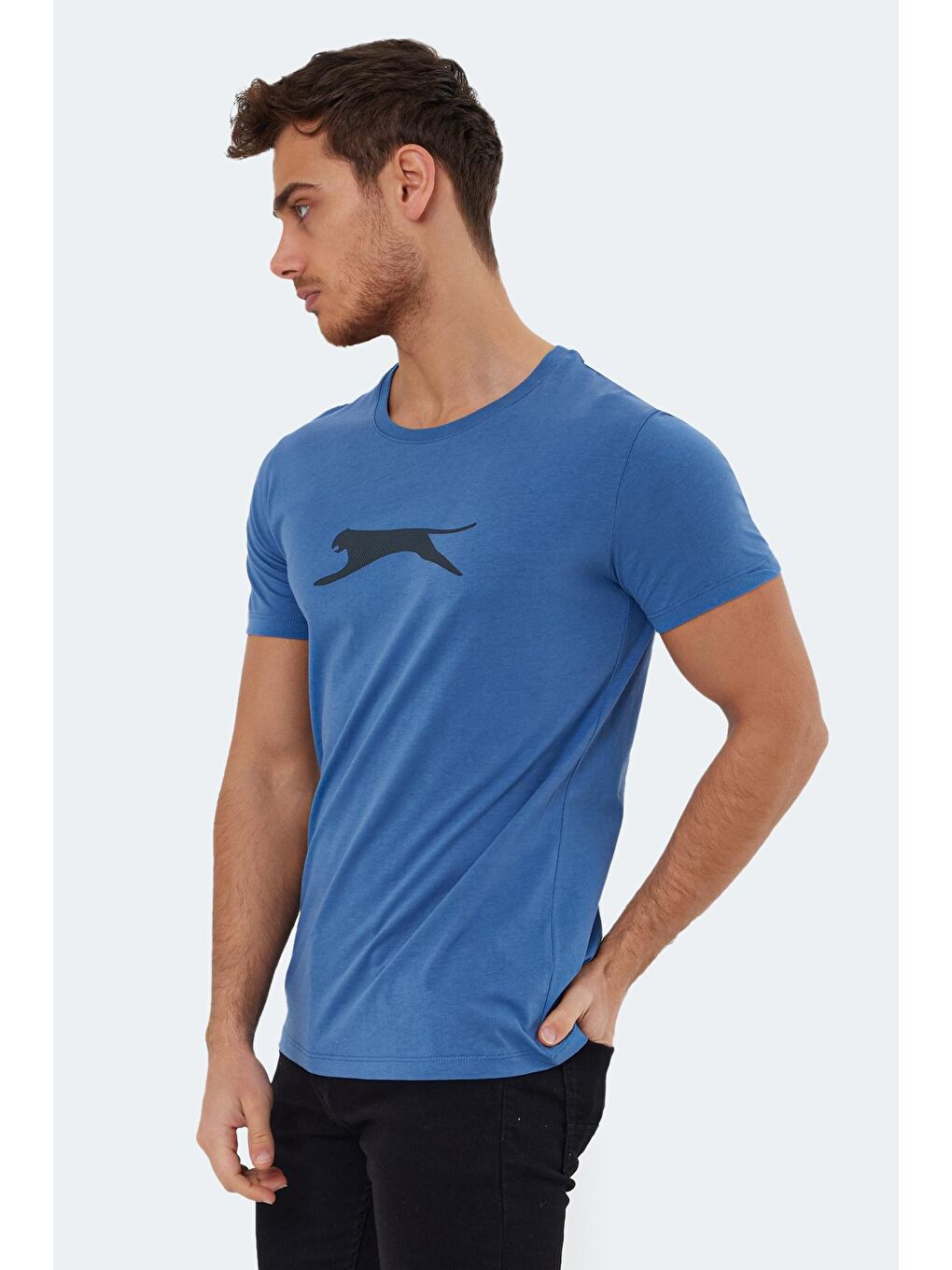 SLAZENGER İndigo SECTOR I Erkek T-Shirt Indigo - 3