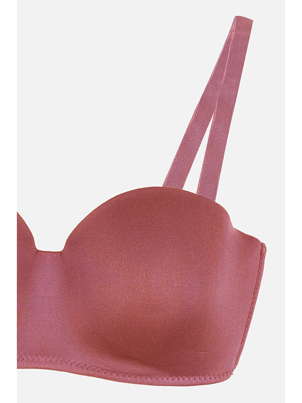 Turuncu Kadın Mikro Straplez Sütyen-2