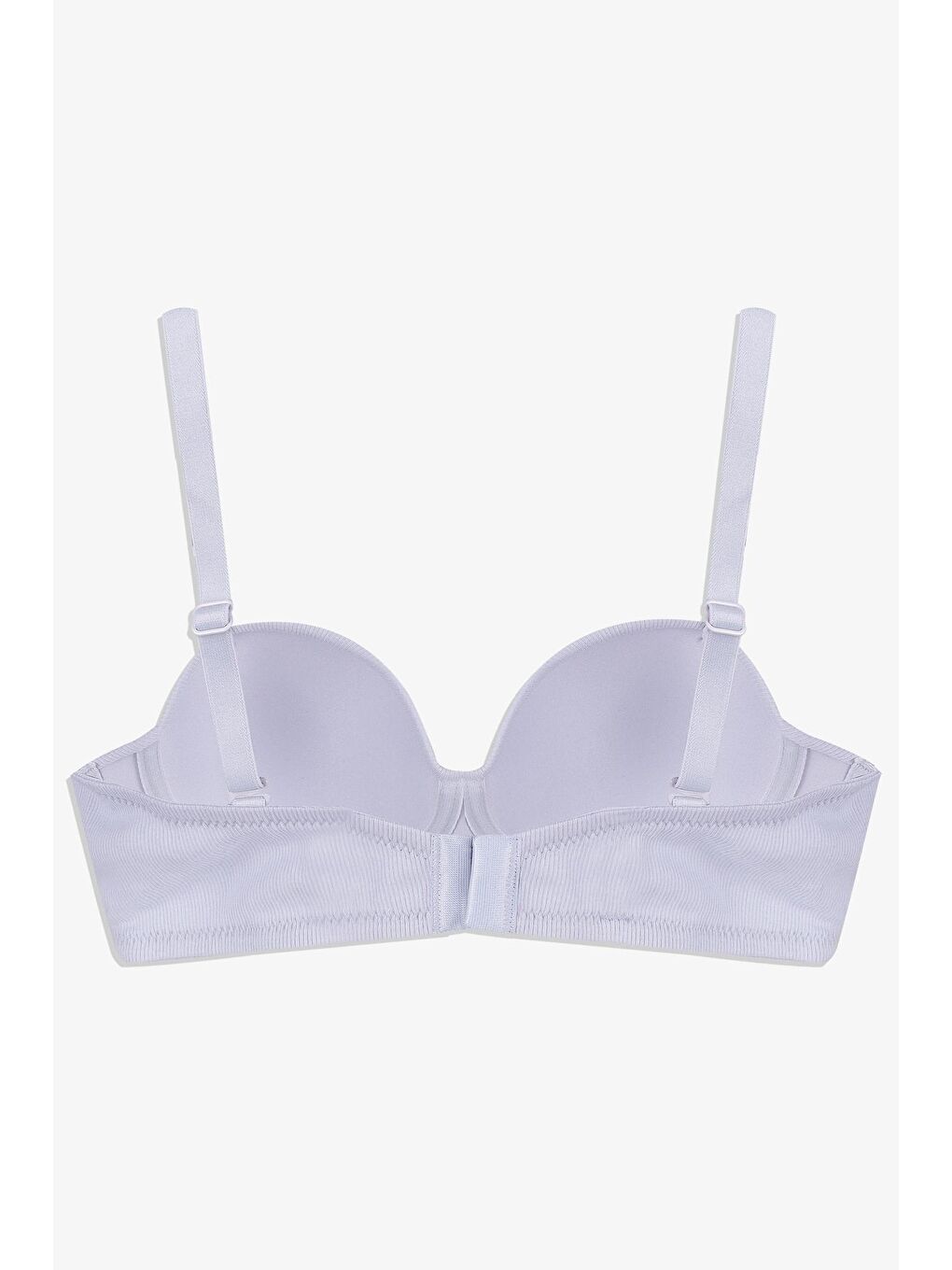 Beyaz Kadın Fitilli Straplez Sütyen-1