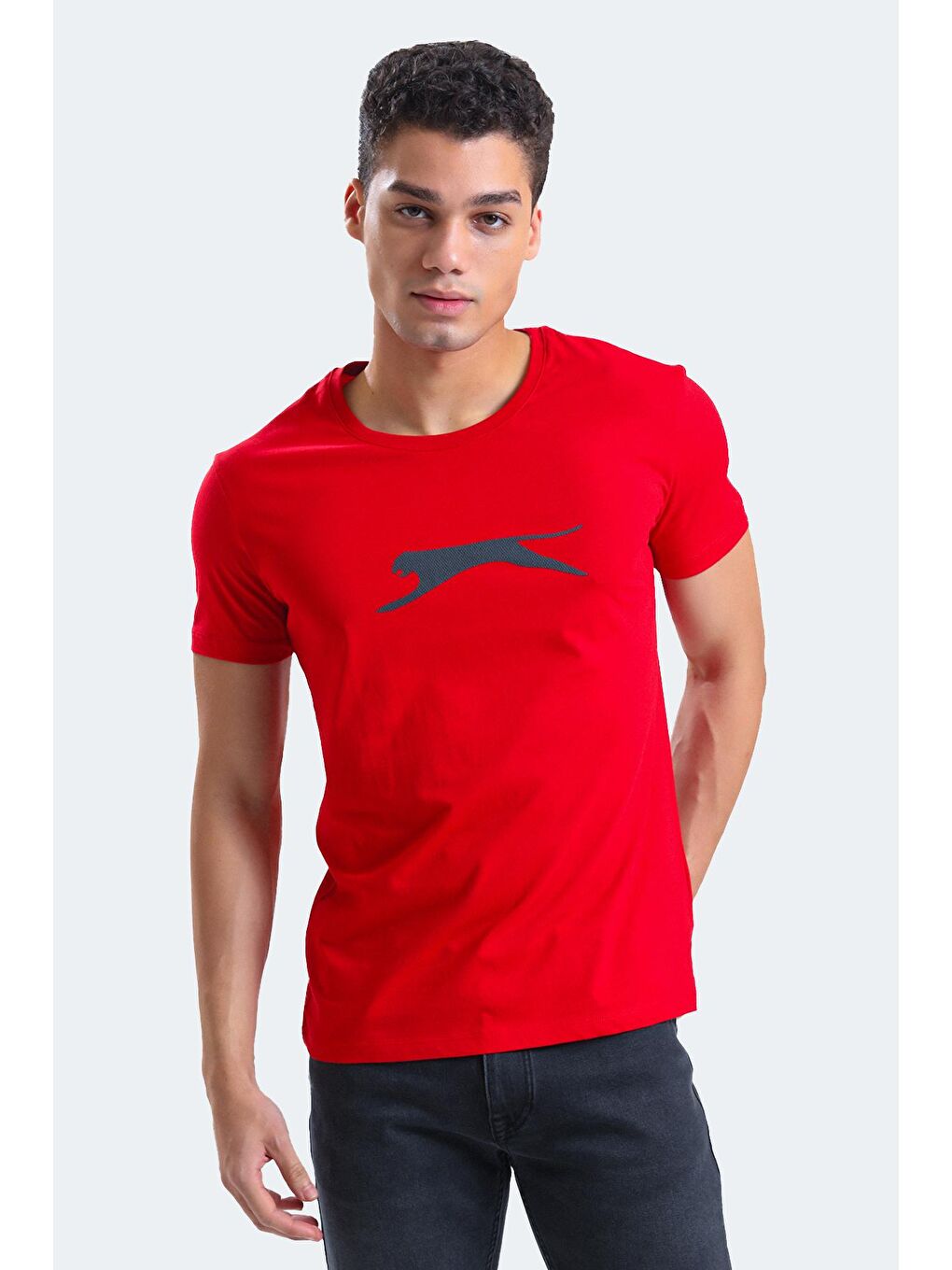 SLAZENGER Kırmızı SECTOR I Erkek T-Shirt Kırmızı