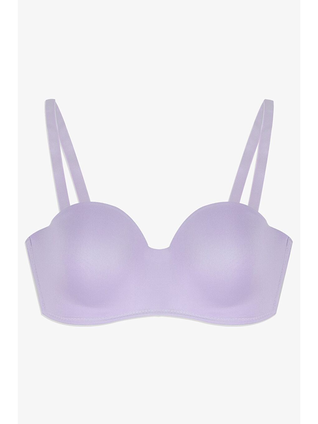 Lila Kadın Mikro Straplez Sütyen