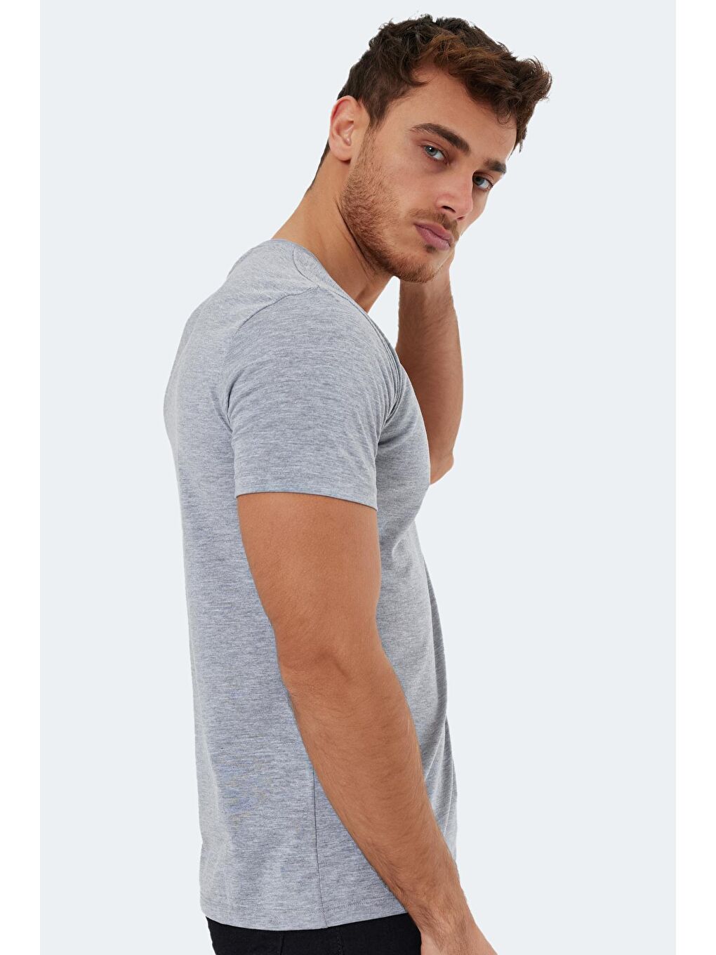 SLAZENGER Gri SECTOR I Erkek T-Shirt Gri - 2