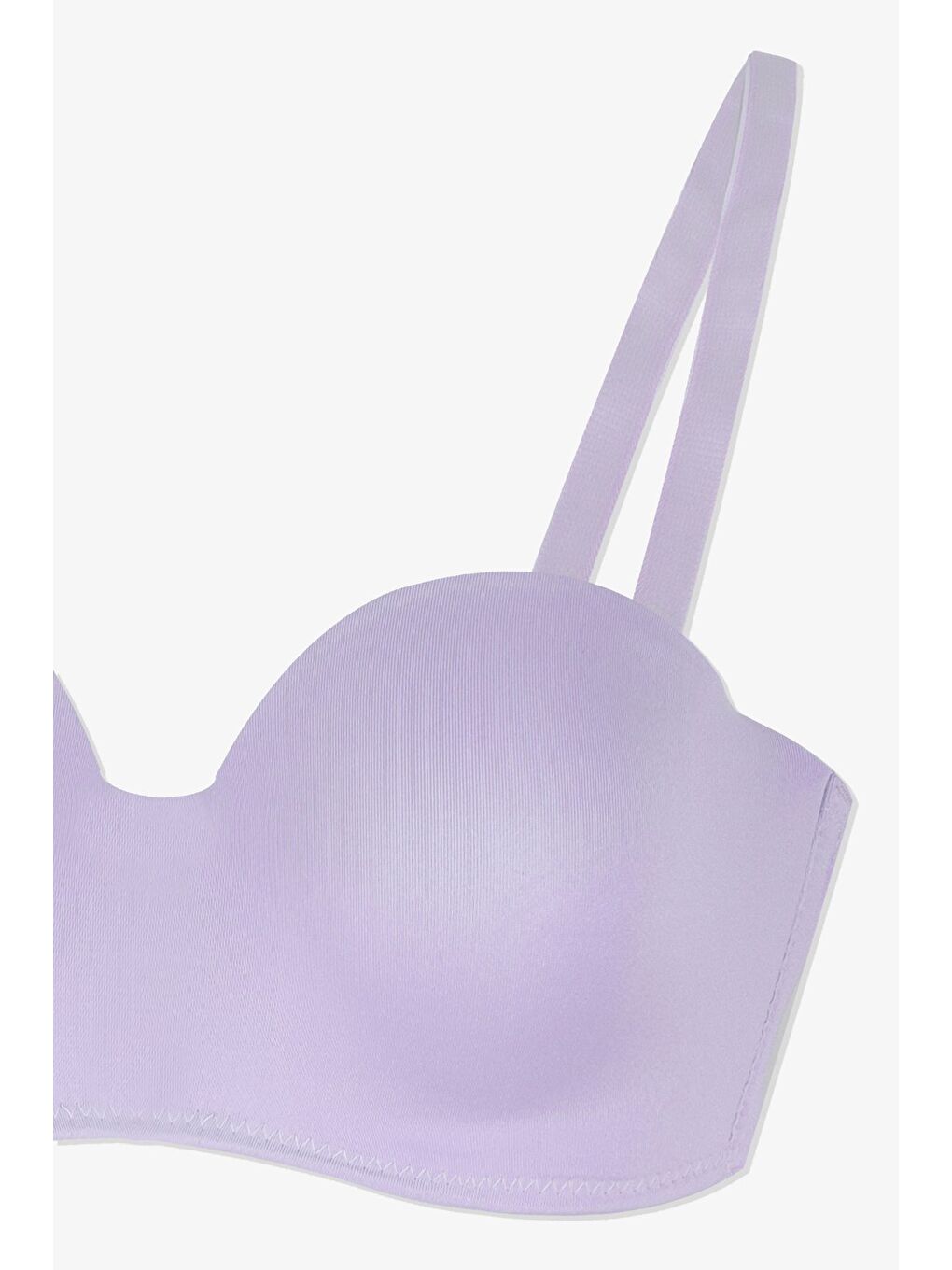 Lila Kadın Mikro Straplez Sütyen-2