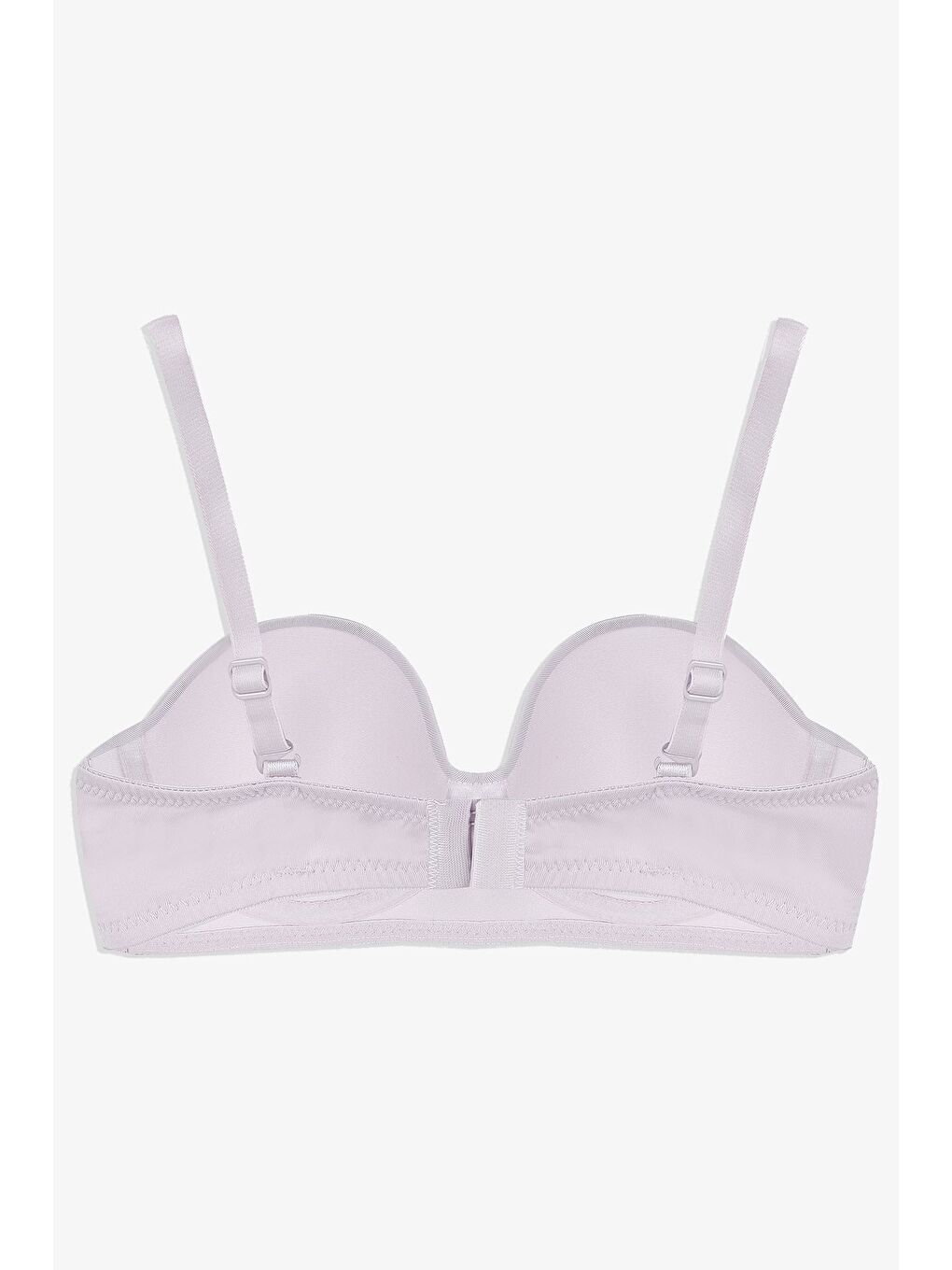 Beyaz Kadın Mikro Straplez Sütyen-1