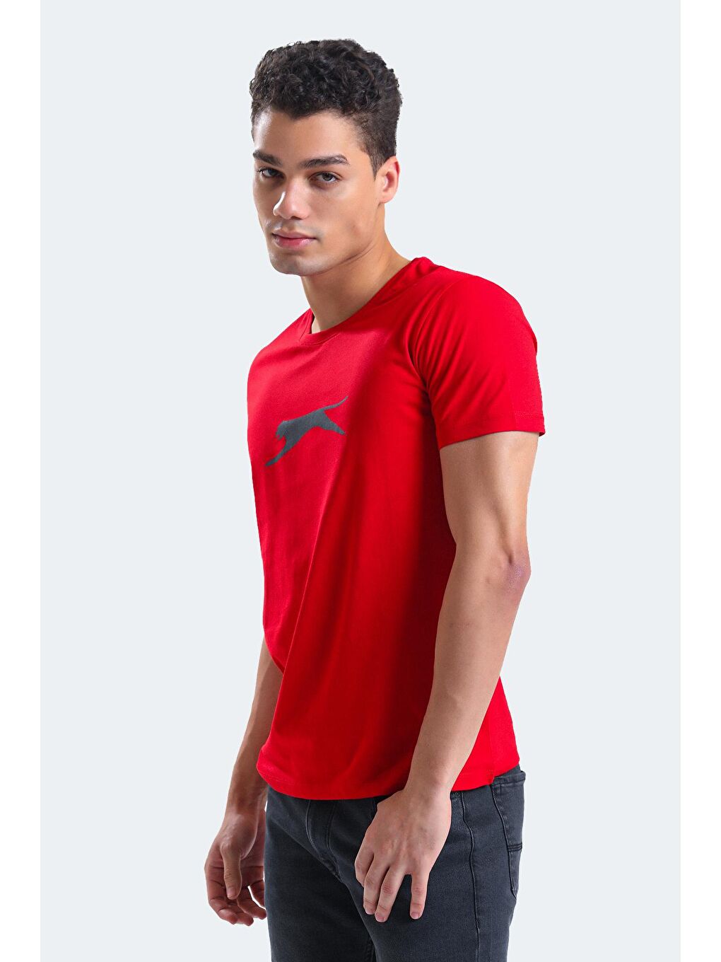 SLAZENGER Kırmızı SECTOR I Erkek T-Shirt Kırmızı - 4