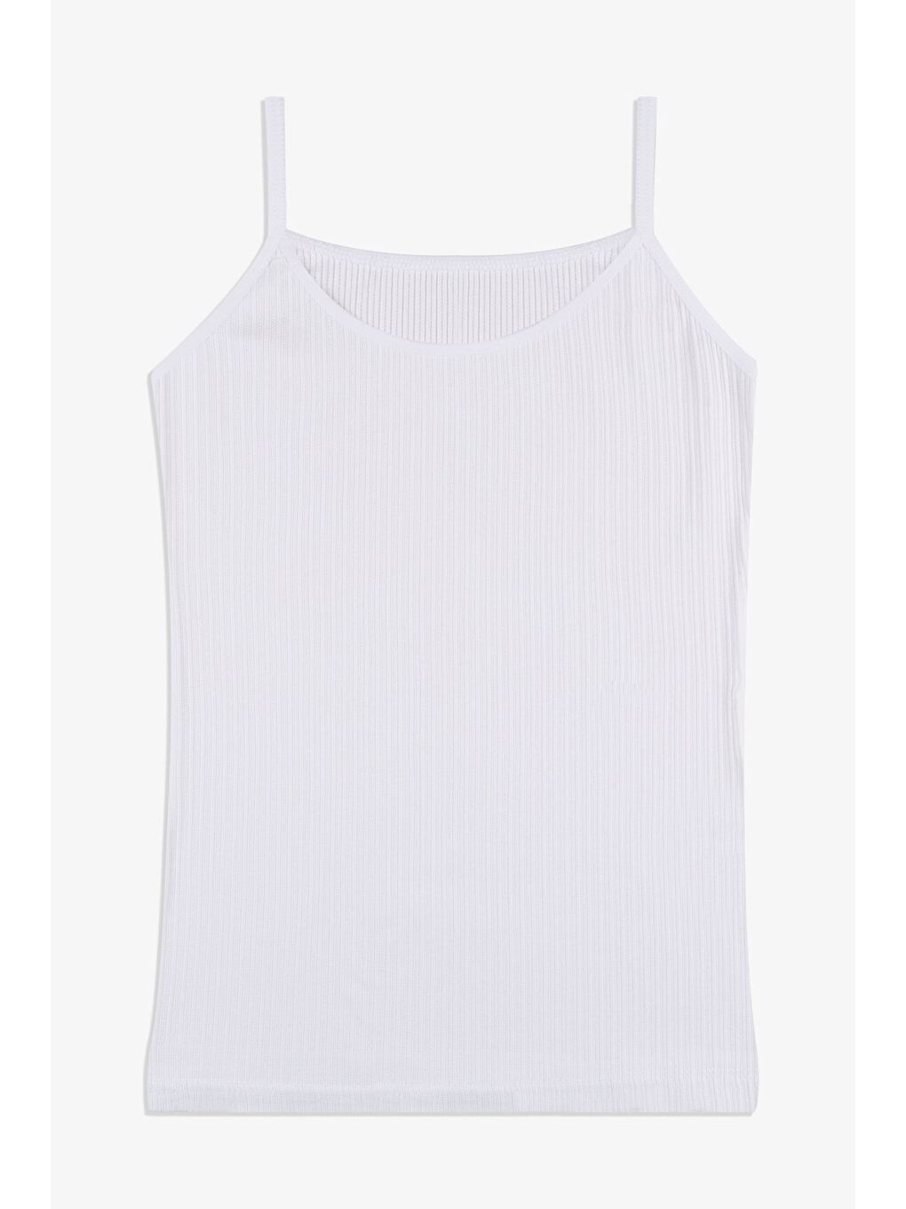 Ekru Kadın Ajur Kaşkorse İp Askılı Atlet