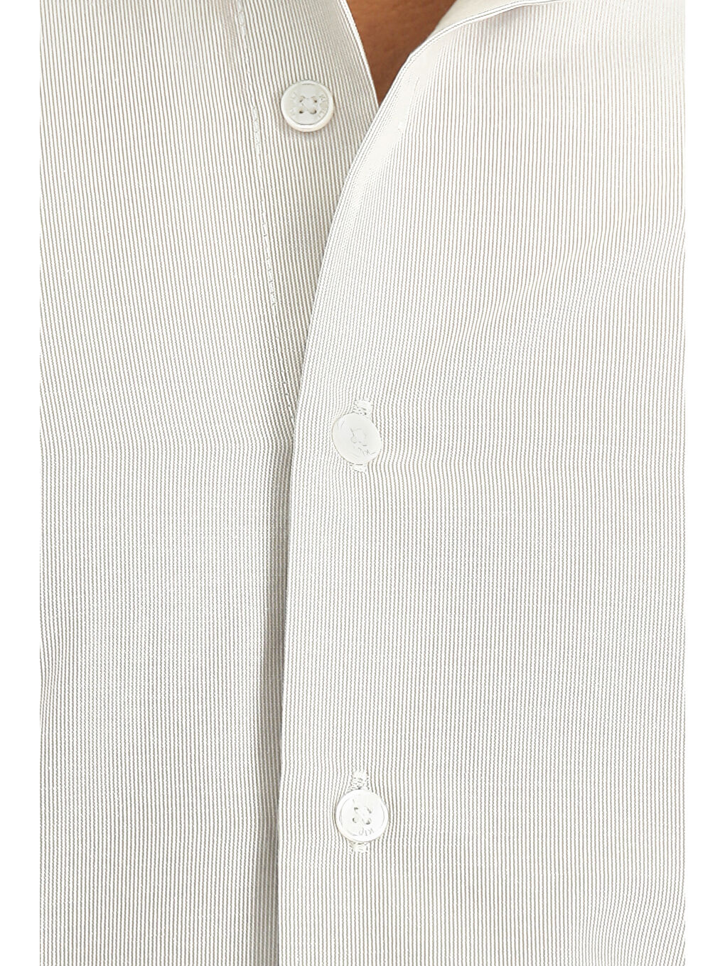 Bej Uzun Kol Slim Fit Dar Kesim Klasik Desenli Pamuklu Kolay Ütülenebilir Gömlek-4