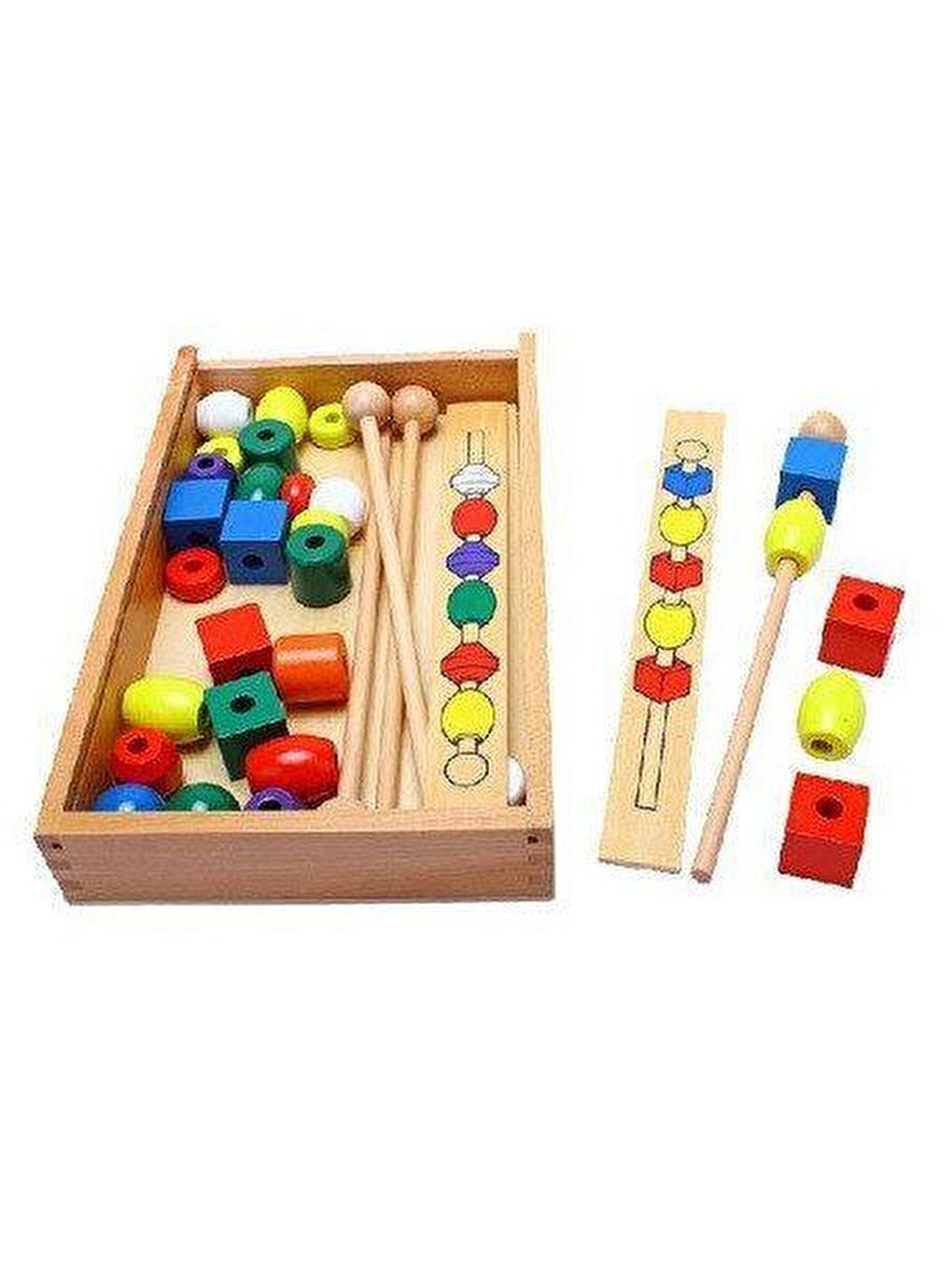 Ahşap Line Up Intellectual Beads Box-1