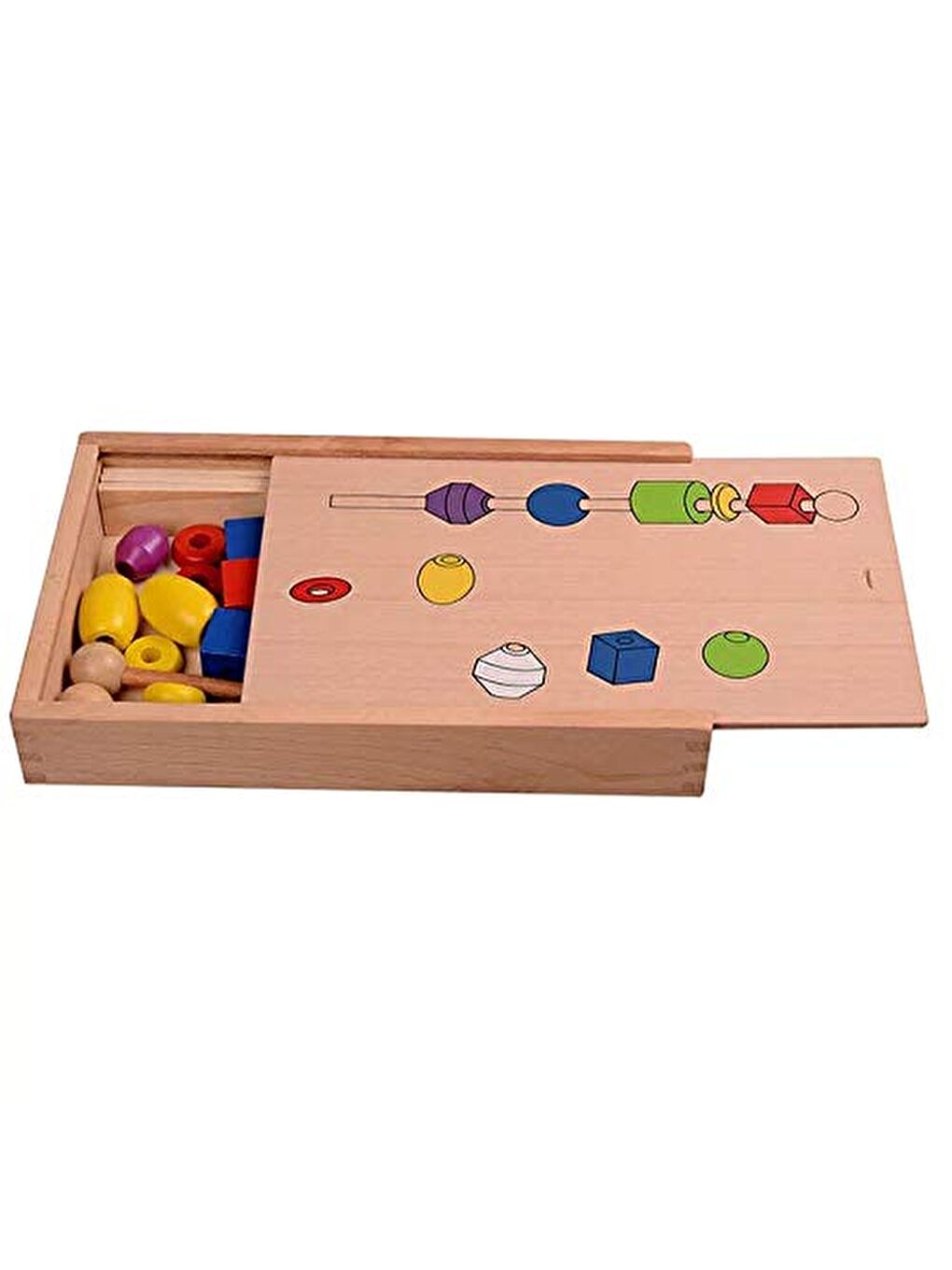 Ahşap Line Up Intellectual Beads Box-3