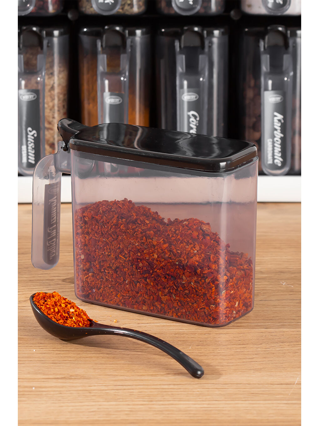 1165 Siyah Beyaz 12'li Random Baharatlık-4