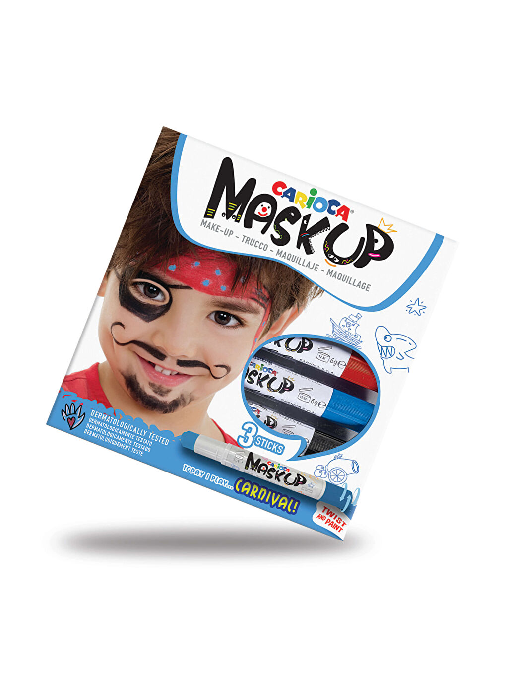 Mask Up Yüz Boyası – Karnaval (3 Renk)-1