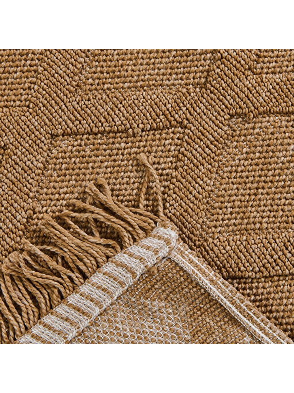 Soft Ruut Rutenna Halı - Bej - 120x180 cm-2