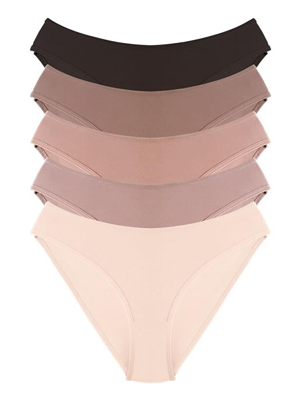 Karışık Pamuklu Kadın Bikini Külot 5'Li Paket
