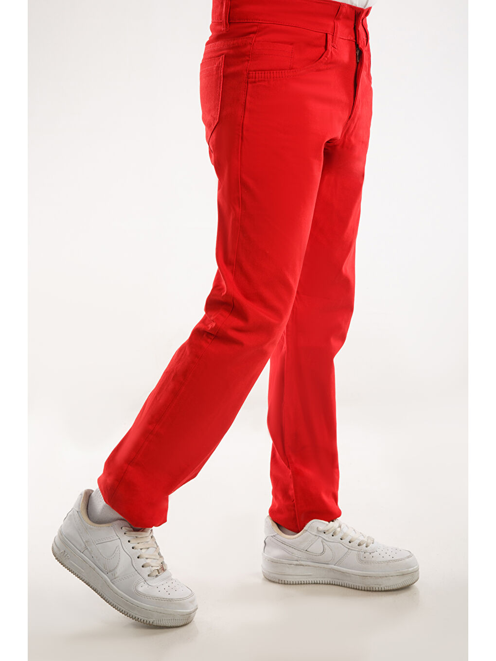 Kırmızı Kids Slim Fit Erkek Çocuk Pantolon-1