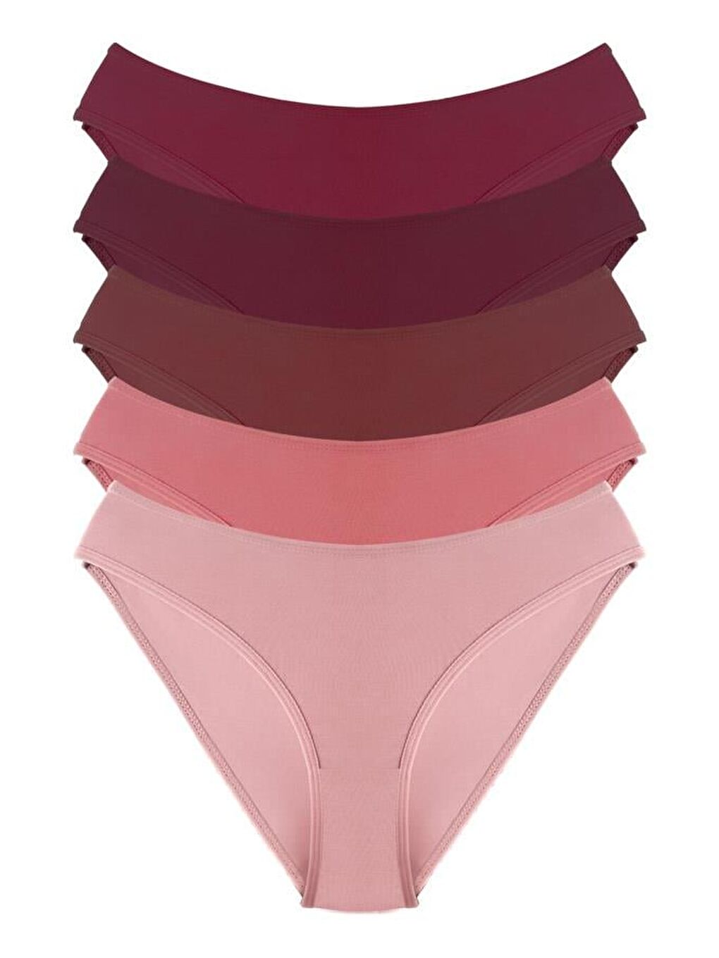 Karışık Pamuklu Kadın Bikini Külot 5'Li Paket-2