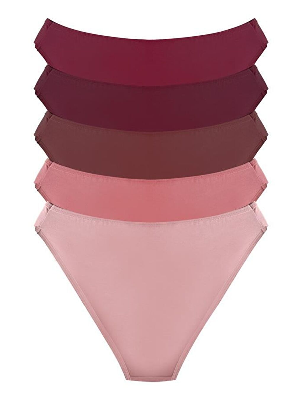 Karışık Pamuklu Kadın Bikini Külot 5'Li Paket-2-4