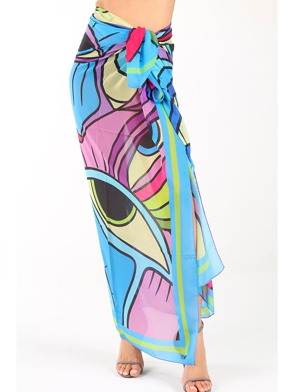 Karışık All Eyes On You kadın pareo Plaj Giysisi