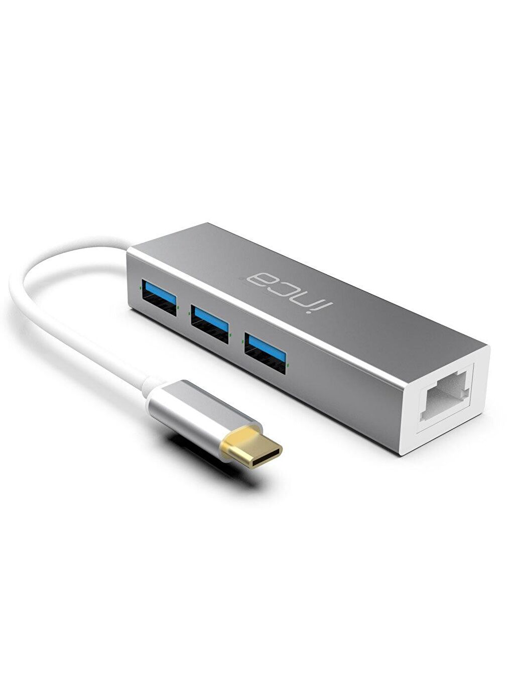 TYPE-C X 4Port USB3.0+Ethernet RJ45 Kablo