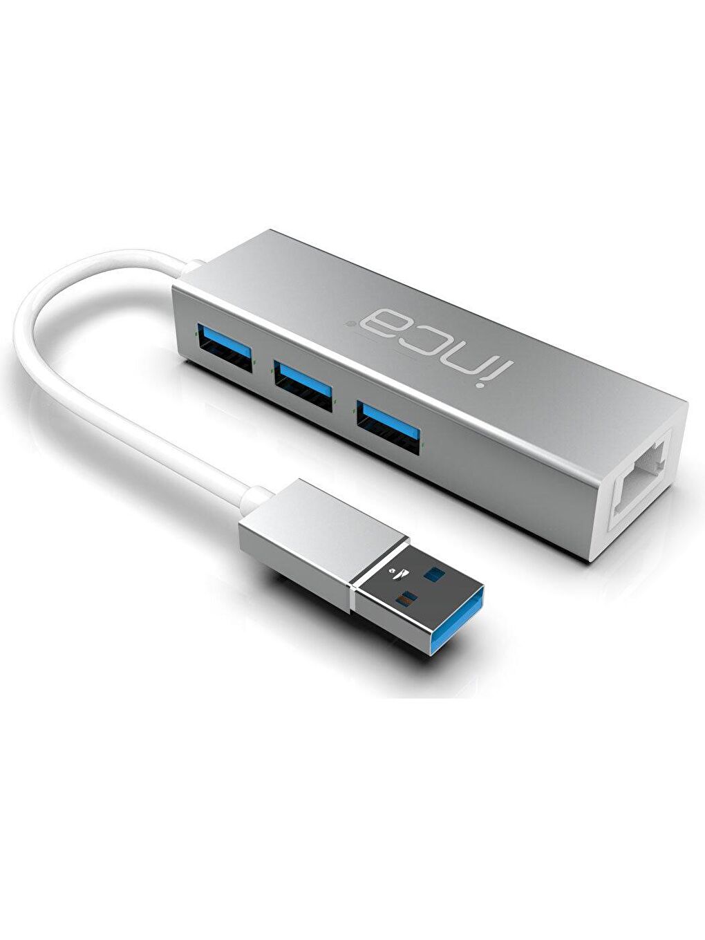 USB 3.0 to 3*USB 3.0+ RJ45 Ethernet Kablo