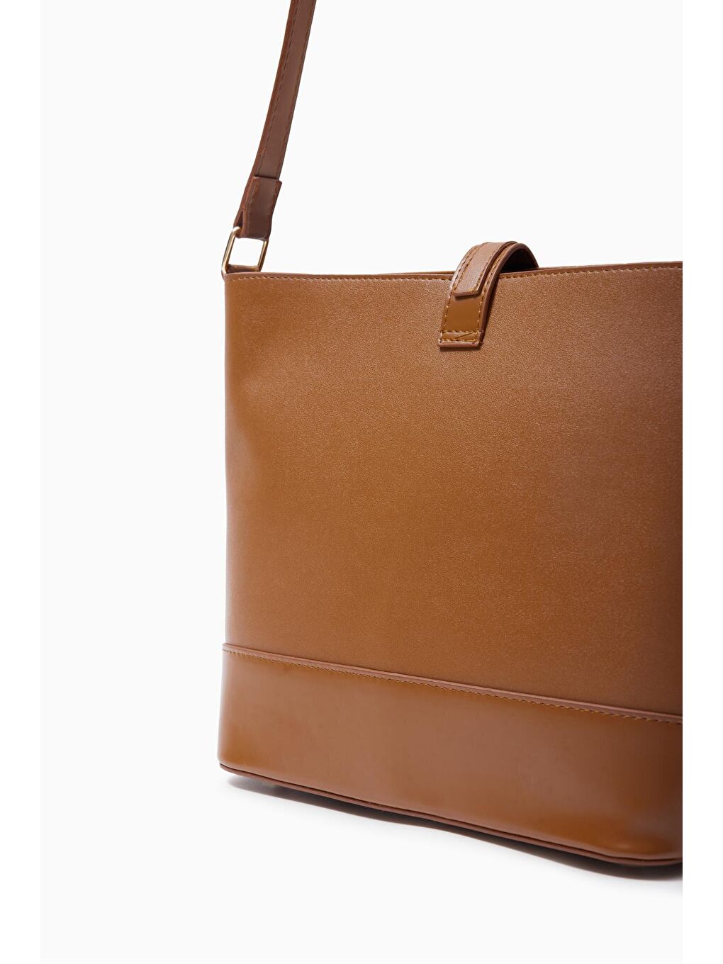 Kahverengi Çapraz Askılı Günlük Kadın Çantası-2