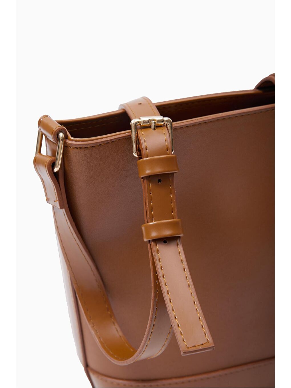 Kahverengi Çapraz Askılı Günlük Kadın Çantası-3