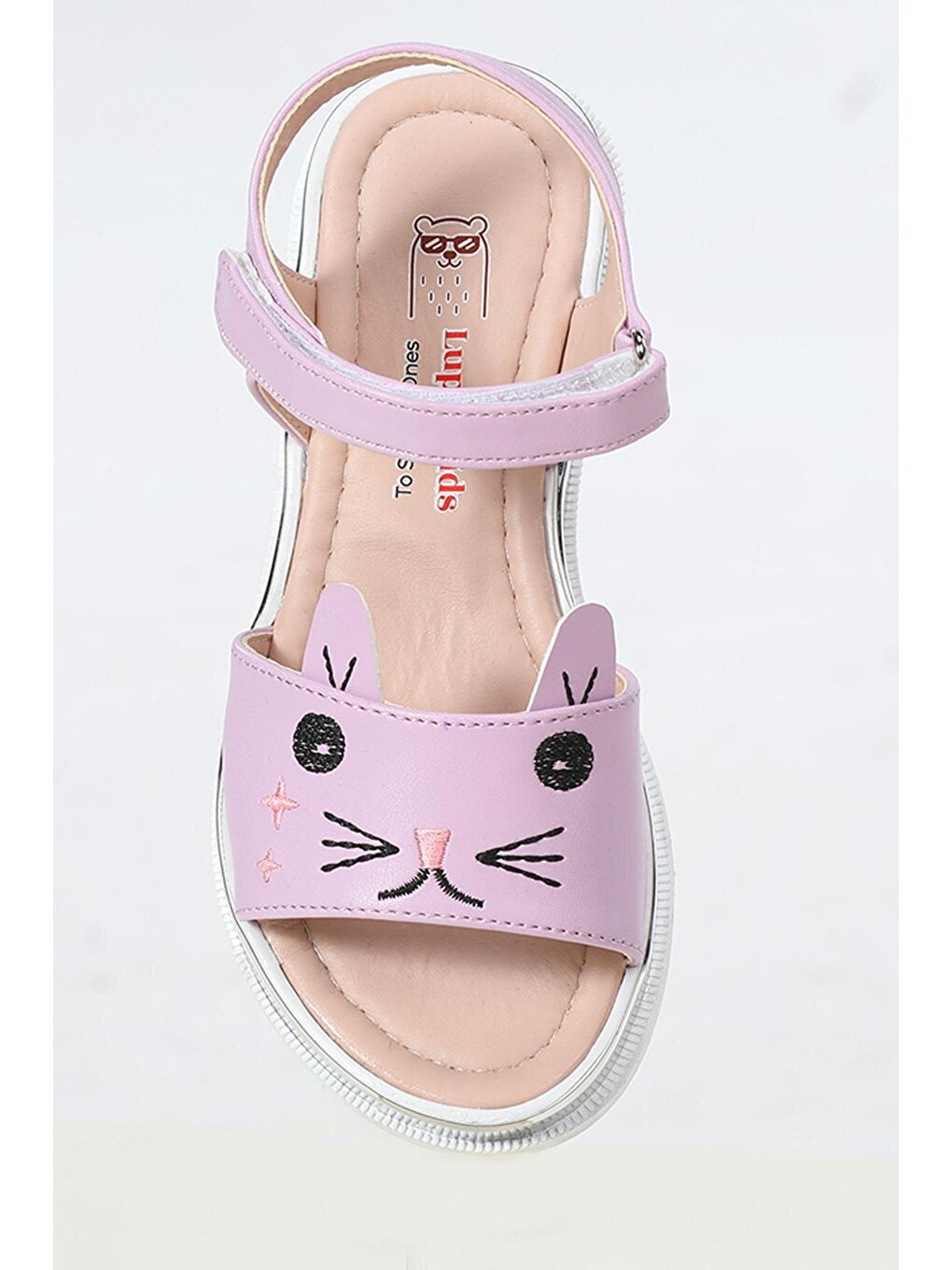 Lila Kedi Kız Sandalet