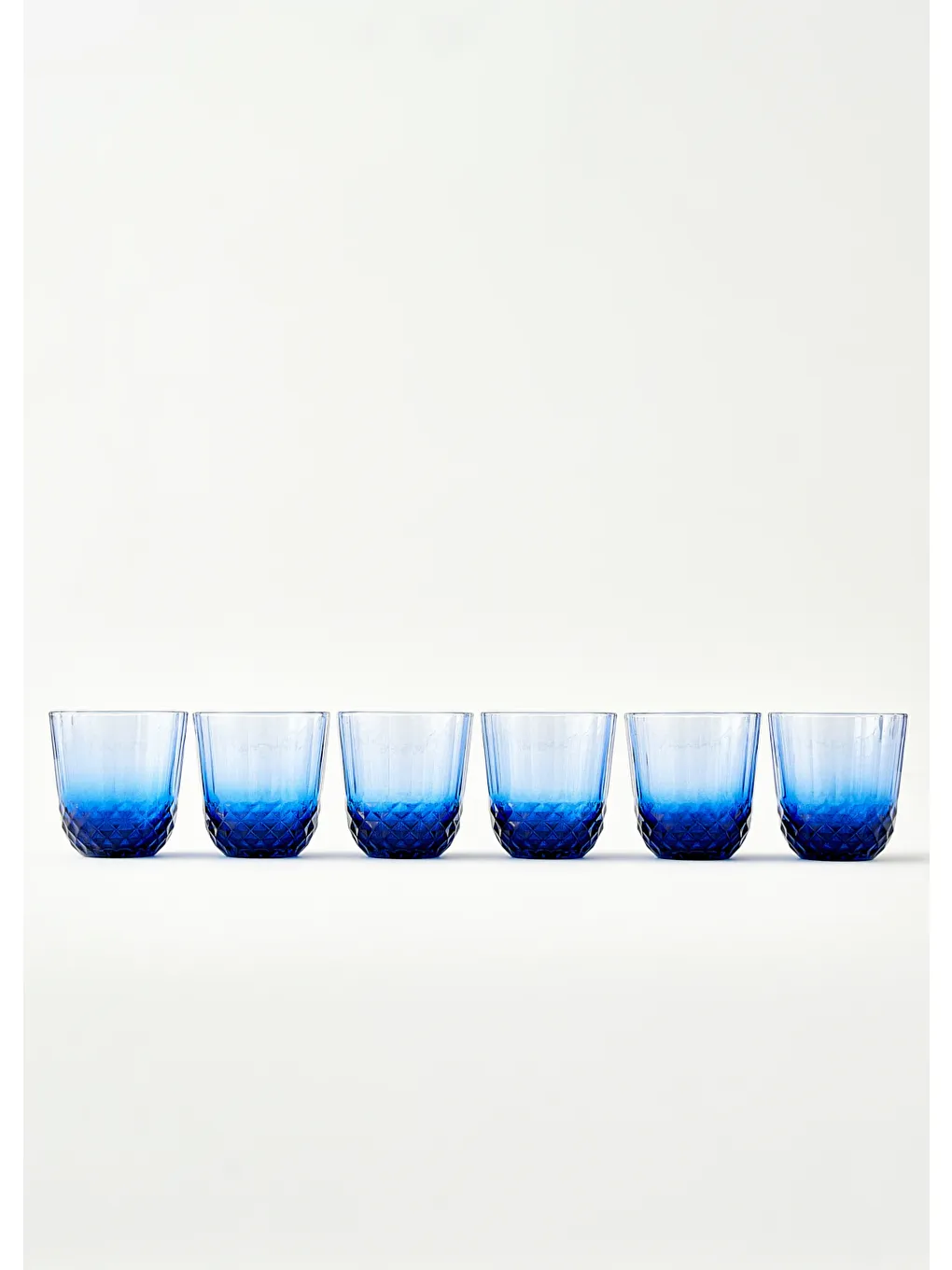 Colore Kesme Bardak 6'lı Mavi