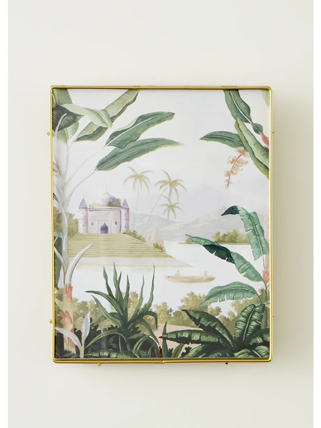 Sarı Daisy Dekoratif Çerçeve Gold