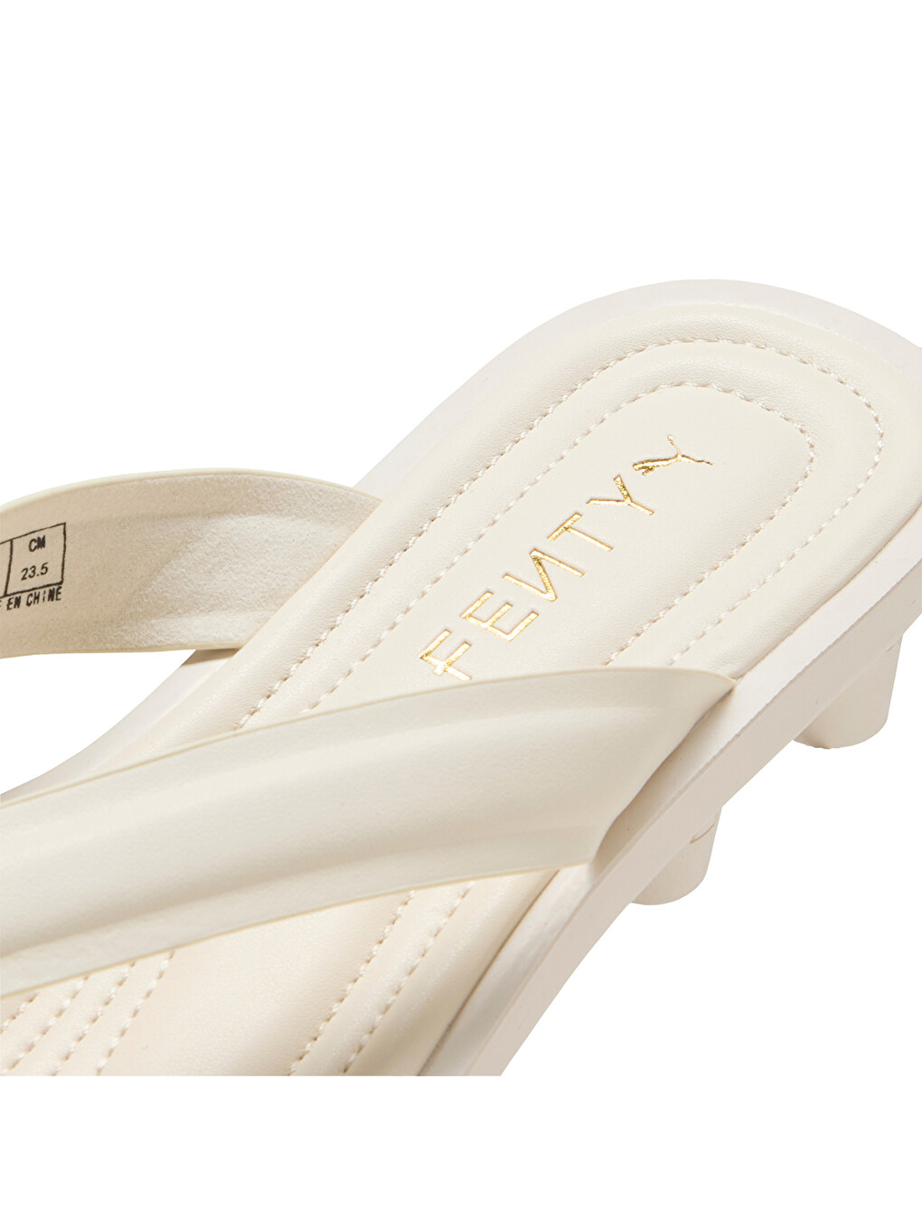 X Fenty Cleat L Kadın Ekru Terlik-4