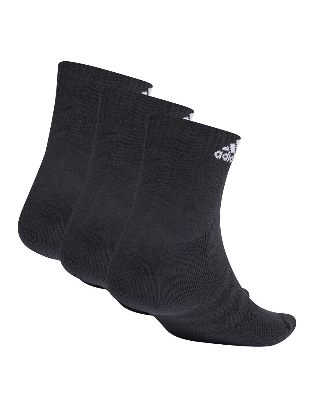 Cushioned Sportswear Ankle 3P Unisex Siyah Spor Çorap-1