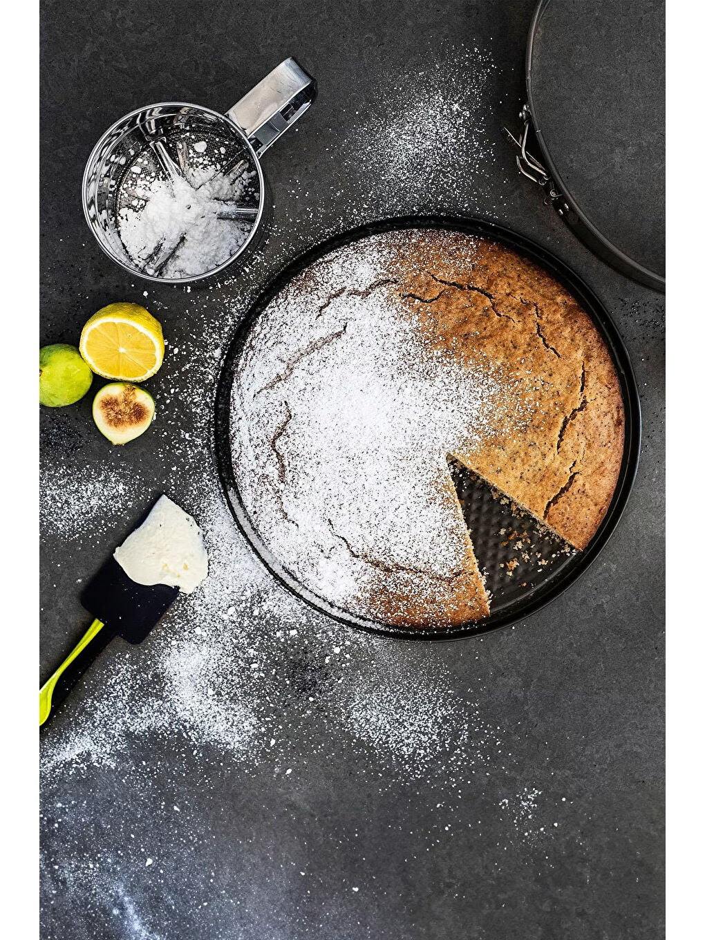 Gri Farina Metal Un Eleği-3