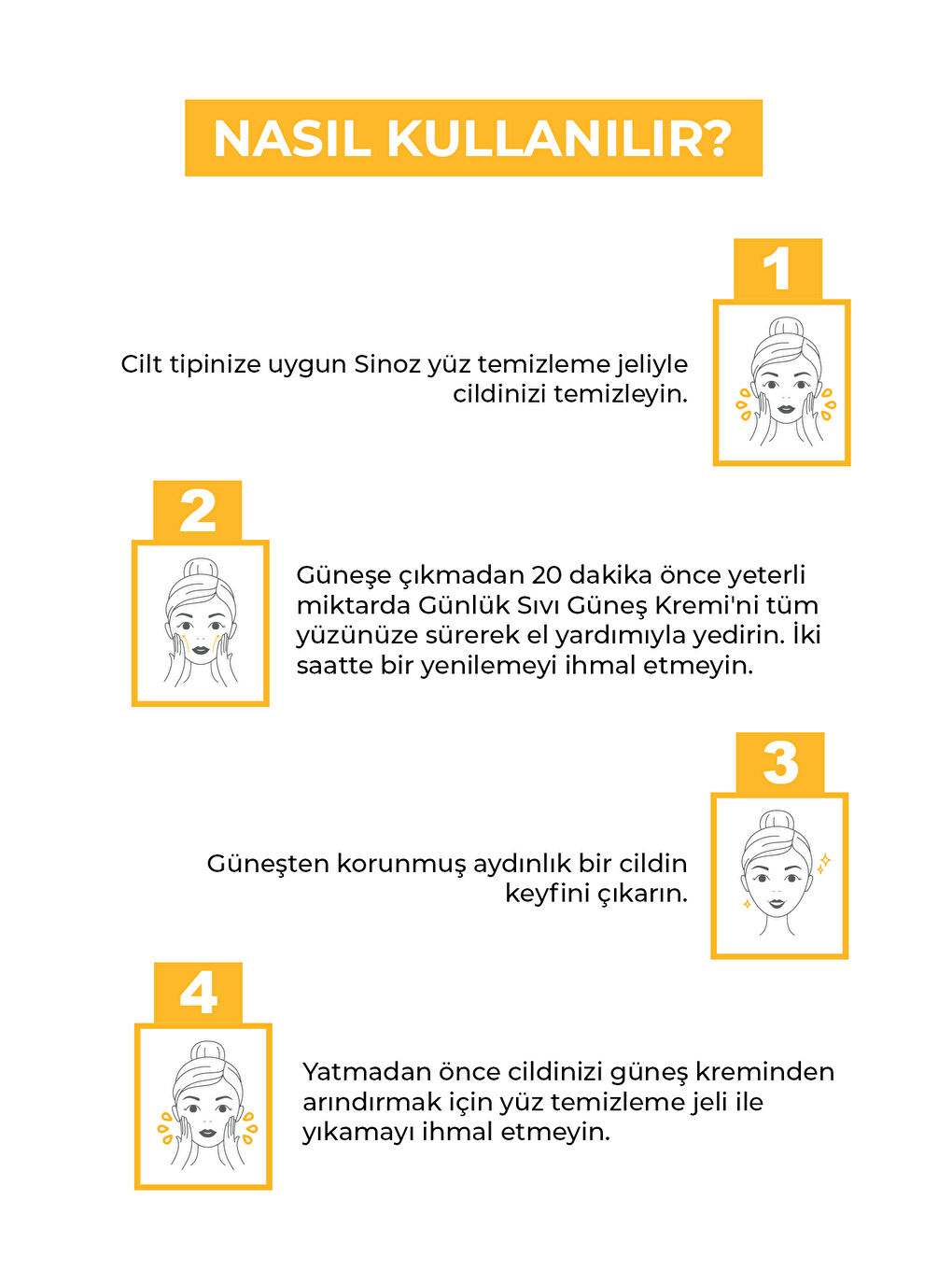 SPF50+ Günlük Kullanım Sıvı Yüz Güneş Kremi 50ml - Yeni Nesil Güneş Filtreleri- Hibrit Formül-PA++++-3