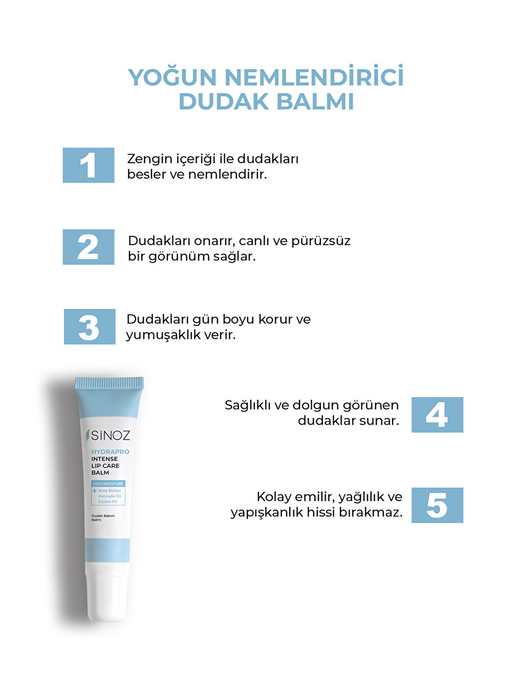 Hydrapro Yoğun Nemlendirici Dudak Bakım Balmı 10 gr-1