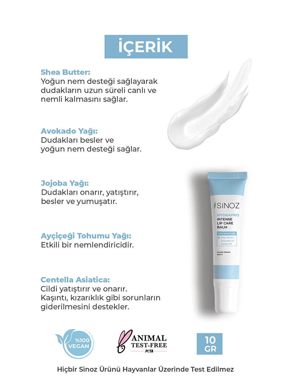 Hydrapro Yoğun Nemlendirici Dudak Bakım Balmı 10 gr-2