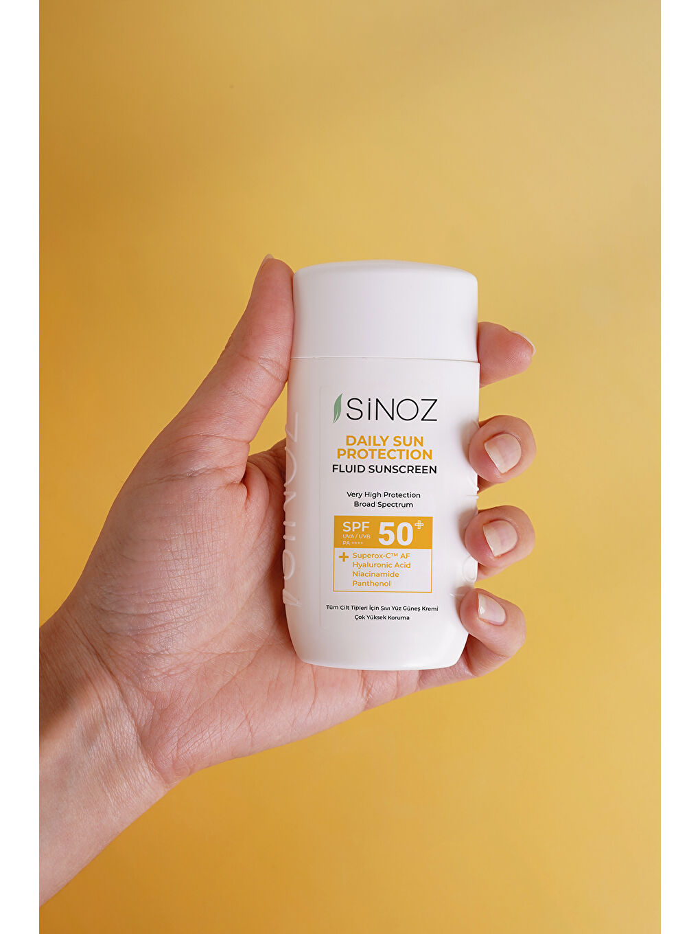 SPF50+ Günlük Kullanım Sıvı Yüz Güneş Kremi 50ml - Yeni Nesil Güneş Filtreleri- Hibrit Formül-PA++++-5